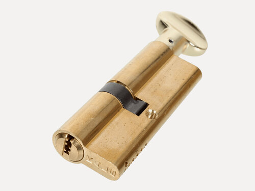 Изображение товара Цилиндровый механизм KALE KILIT с вертушкой 164 SM/80мм (30+10+40) латунь 5 ключей