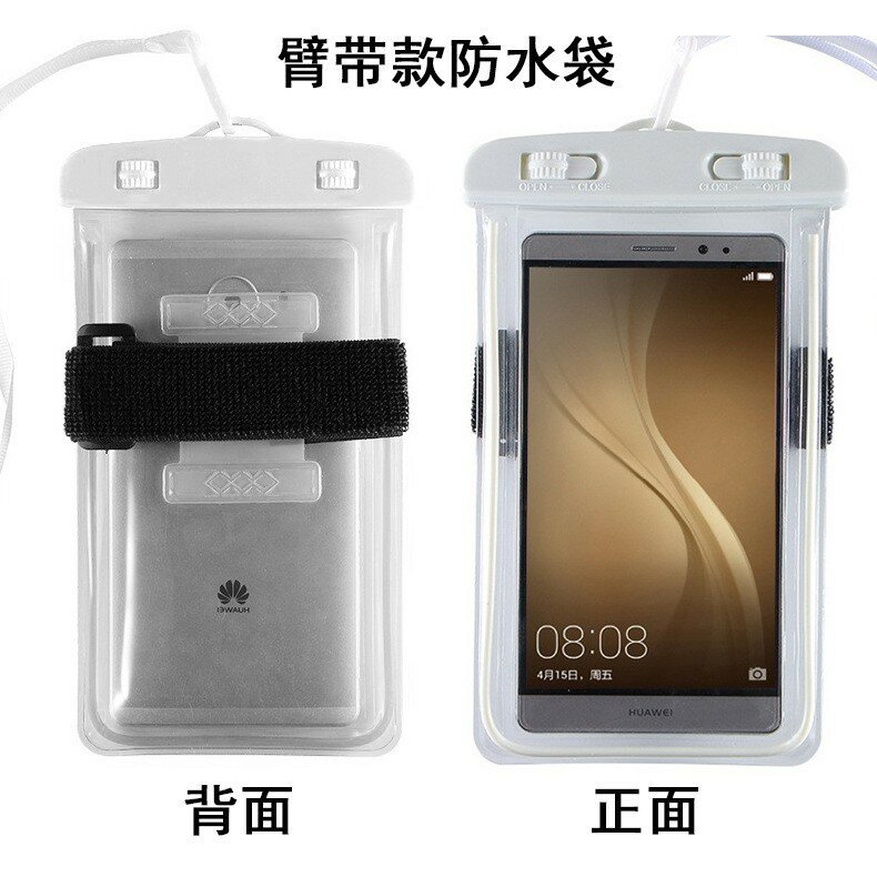 фото Водонепроницаемая сумка для телефона, прозрачная, ПВХ, АБС-пластик, 100% герметичность, до 10 м
