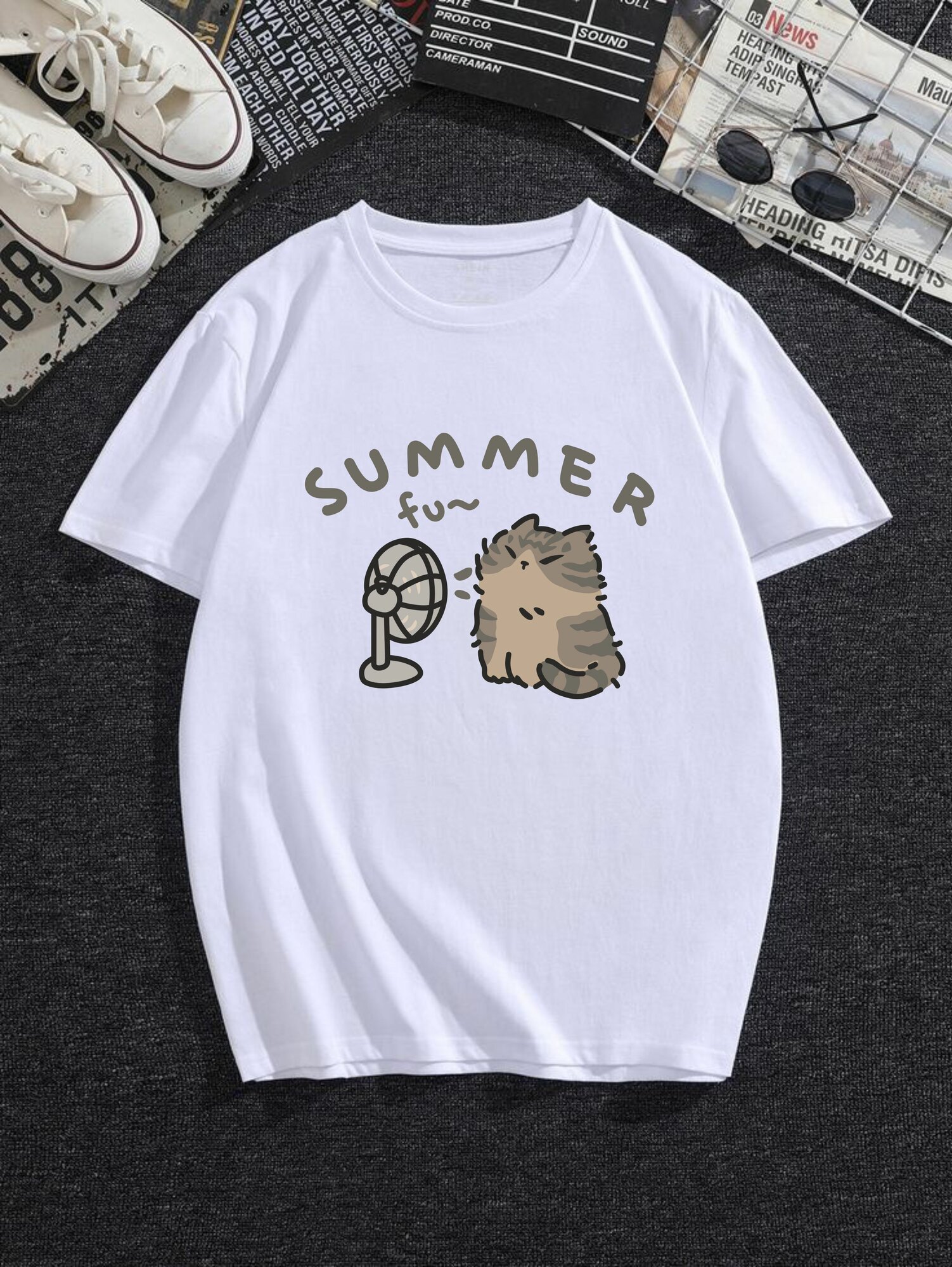 Футболка Plumart, размер 46, белый — фото 1