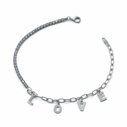 Браслет Silver WINGS, серебро, 925 проба, фианит