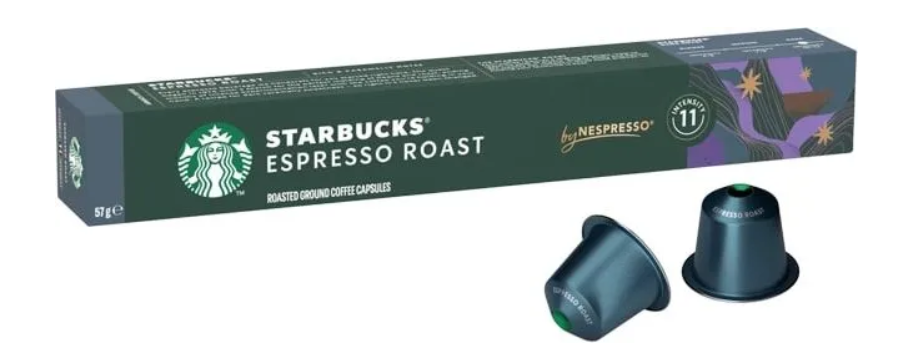 Кофе в капсулах Starbucks Espresso Roast, 10 капсул.