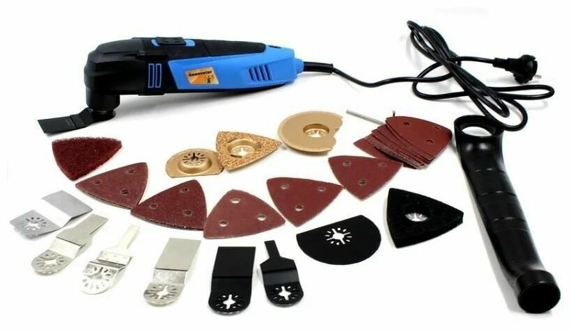 фото Электроинструмент многофункциональный Реноватор 37 насадок (Renovator)