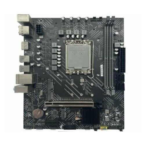 Материнская плата PCWINMAX B760-N Micro-ATX LGA1700 motherboard support 2DDR4 and 2xM2 slots 8999₽