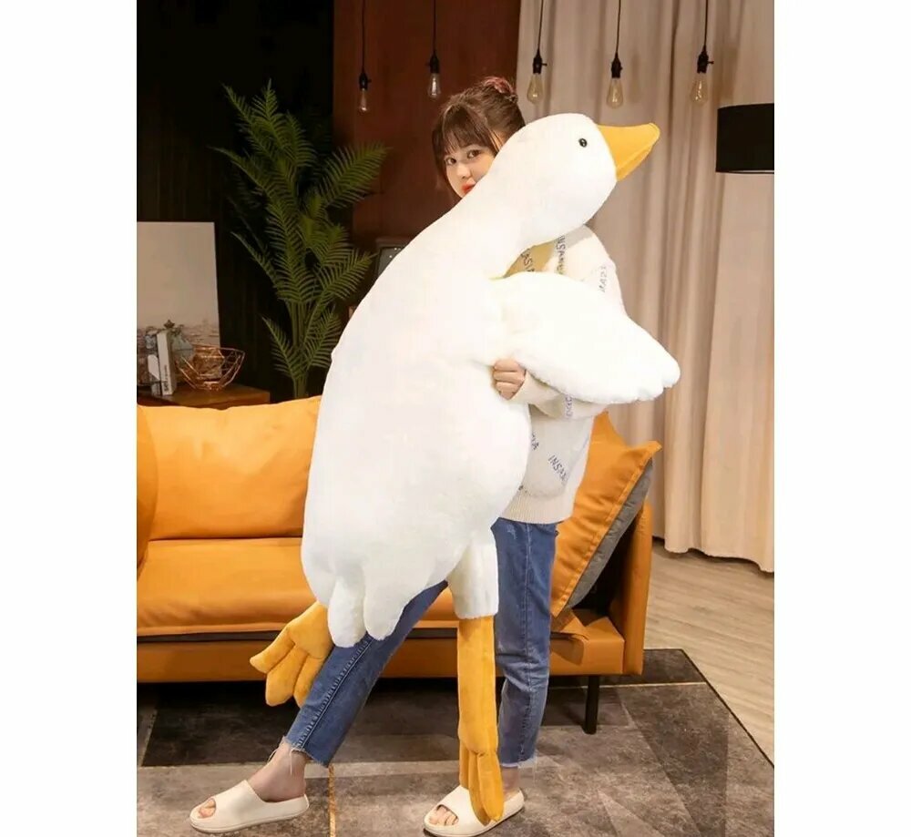 Мягкая игрушка Гусь белый, 130 см — фото 1