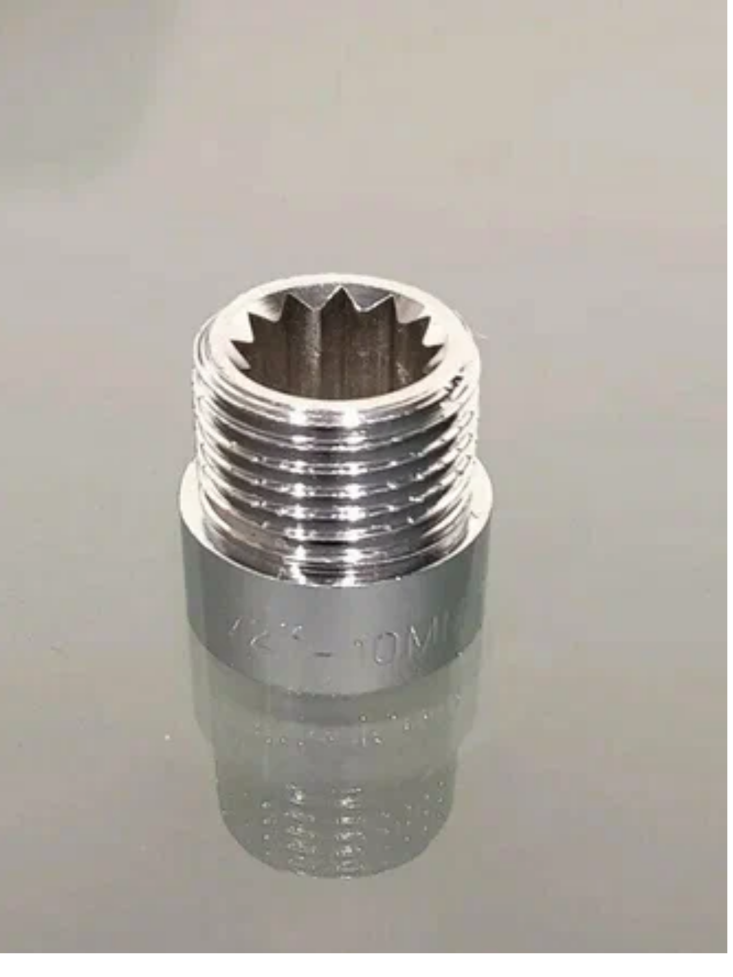 Удлинитель резьбовой 1/2-10 мм, 30 см, 1 штука для создания разъемных соединений — фото 1