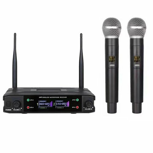 Беспроводные микрофоны для караоке SkyDisco MIC-WL204 10856₽