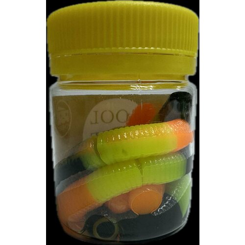 Приманка Cool Place Floating stretch 6,5см, сыр, цвет черно-желто-оранжевый