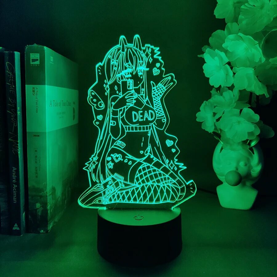 7 цветов акриловая лампа аниме Дарлинг нуль две фигурки Ночной свет Kawaii 02 дорогая комната Декор эстетика Милая Подарочная подсветка