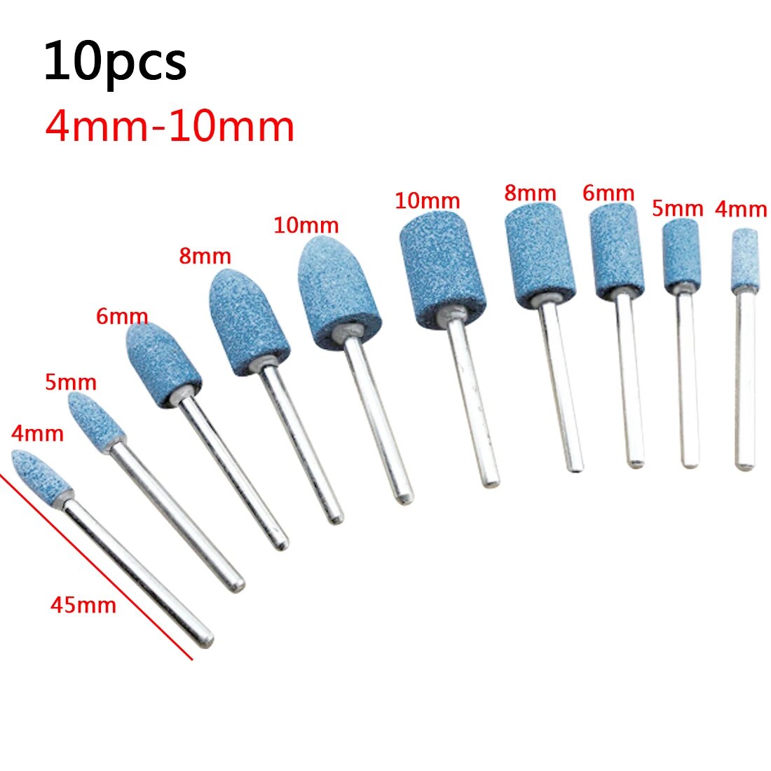 Шлифовальные головки Dremel 10 шт blue
