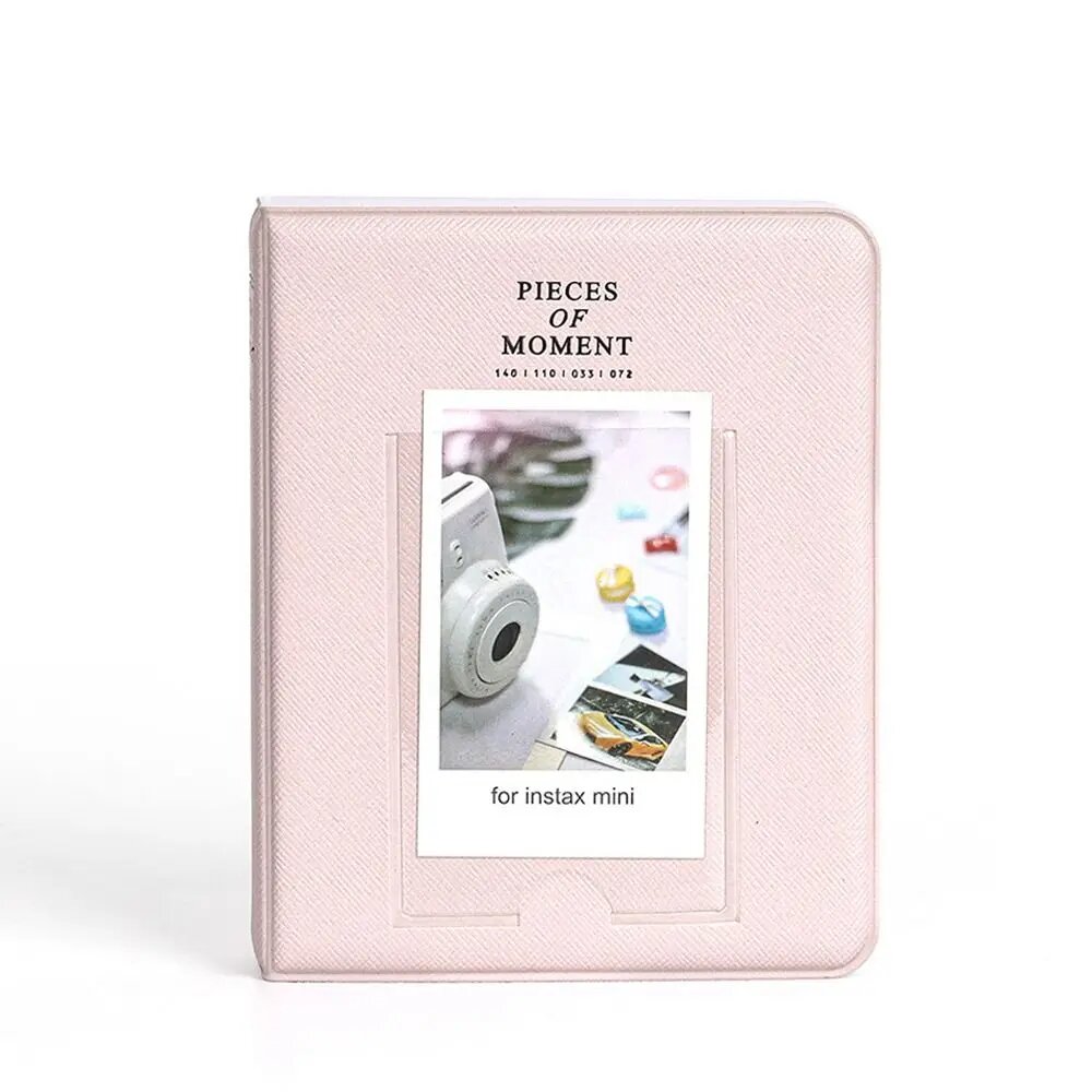 Фотоальбом для Fujifilm Instax Mini из искусственной кожи, Розовый