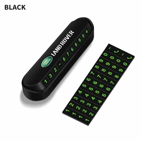 Автомобильная временная парковочная карта с номером телефона табличка для Land Rover Range Rover Evoque Velar Discovery Freelander автомобильные аксессуары For Land Rover Black 311₽