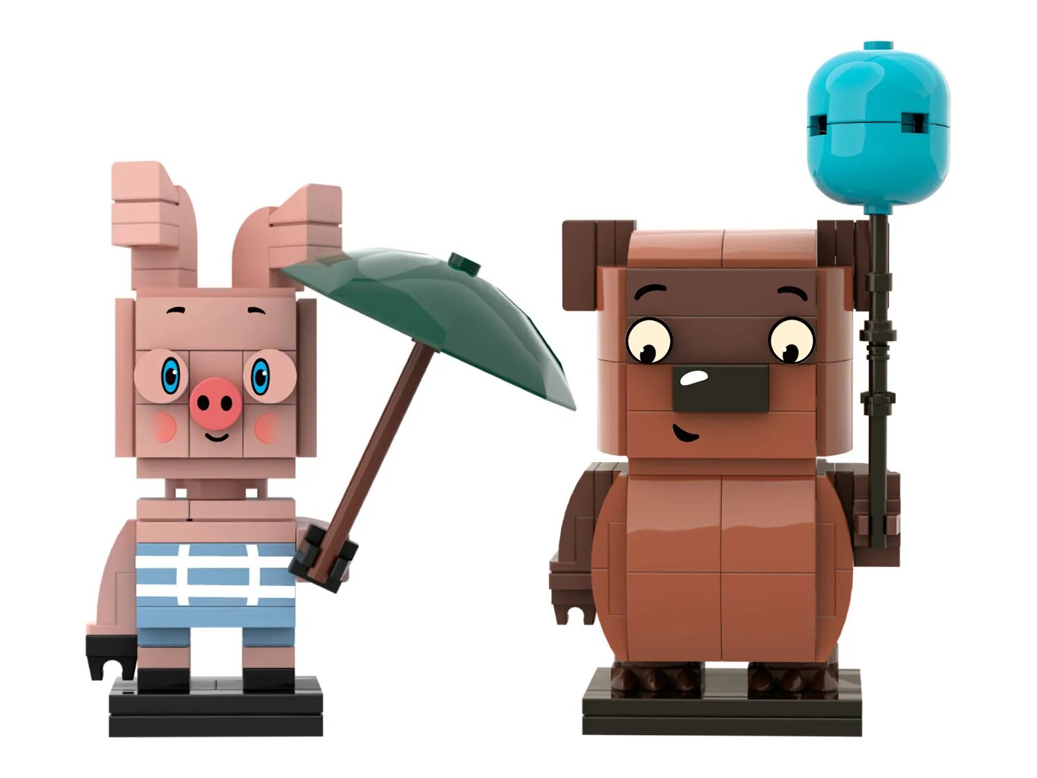 Конструктор Brick Labs Винни-Пух и Пятачок AB-1105 — фото 1