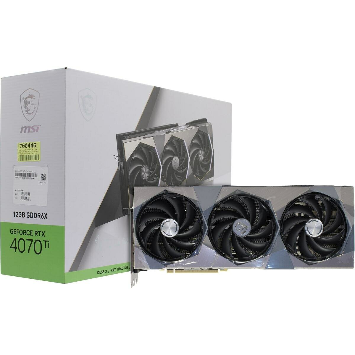 Видеокарта MSI PCIE16 RTX4070TI 12GB RTX 4070 TI SUPRIM X - фото №13