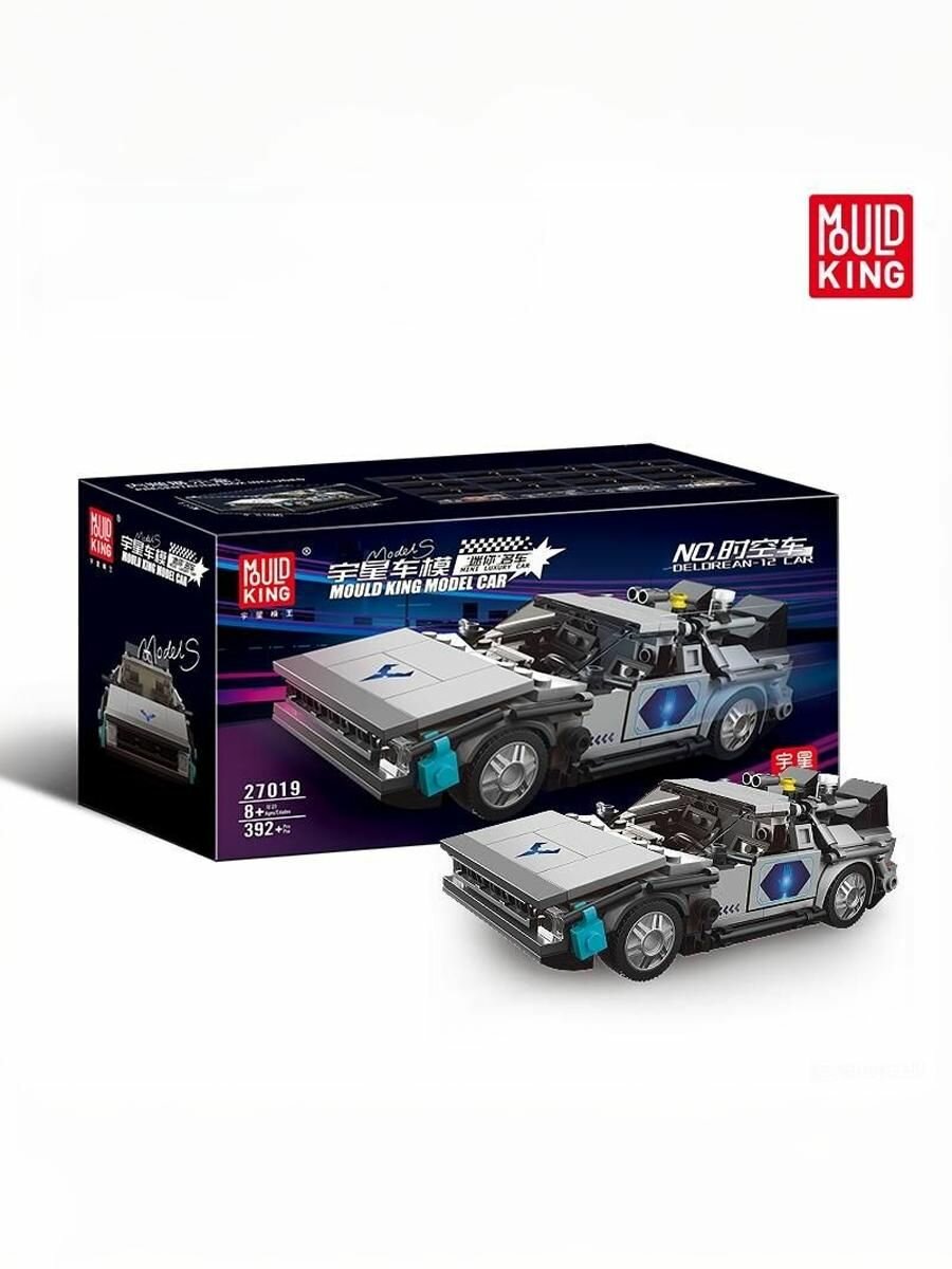Конструктор Mould King 27019 Машина времени DeLorean DMC-12, 392 детали
