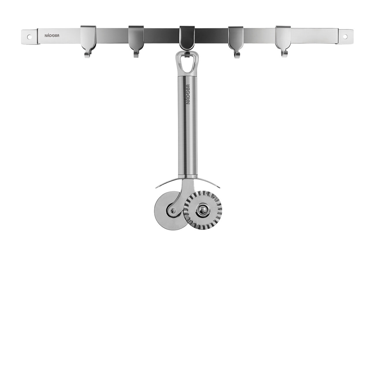 Нож для теста NADOBA, серия KAROLINA, нержавеющая сталь, стальной — фото 1