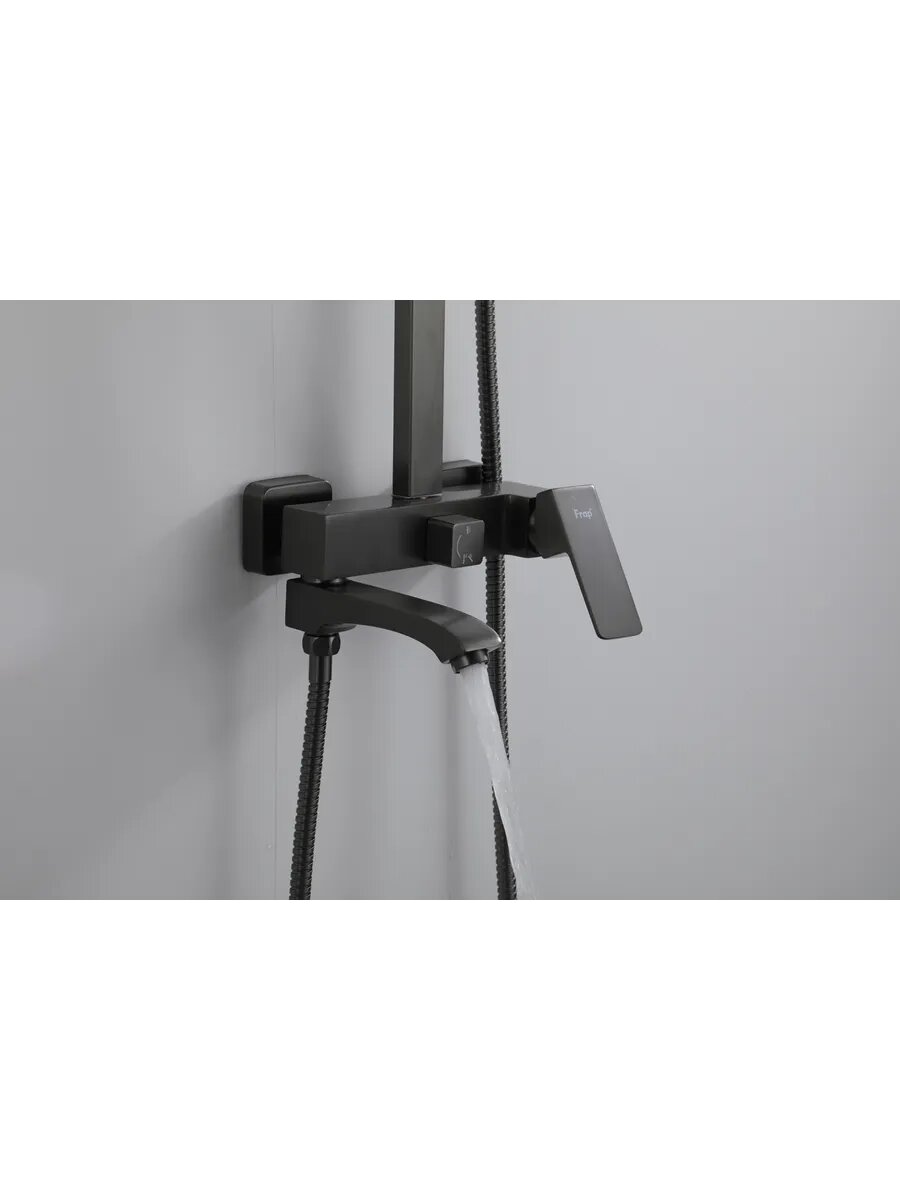 Душевая система с тропическим душем Frap F2476-9 — фото 1