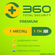 Антивирус 360 Total Security Premium 1 месяц на 1 устройство (эле...