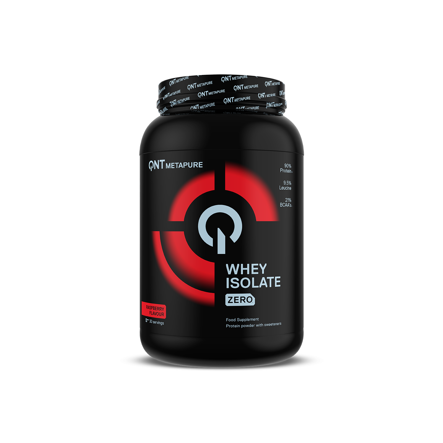 QNT Metapure Whey Isolate Zero 908g Raspberry/ Изолят сывороточного протеина"Метапьюр Вэй Изолят" 908гр малина