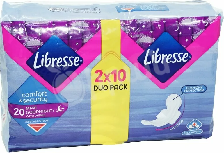 Essity Libresse Прокладки Maxi Ночные 20шт 6кап