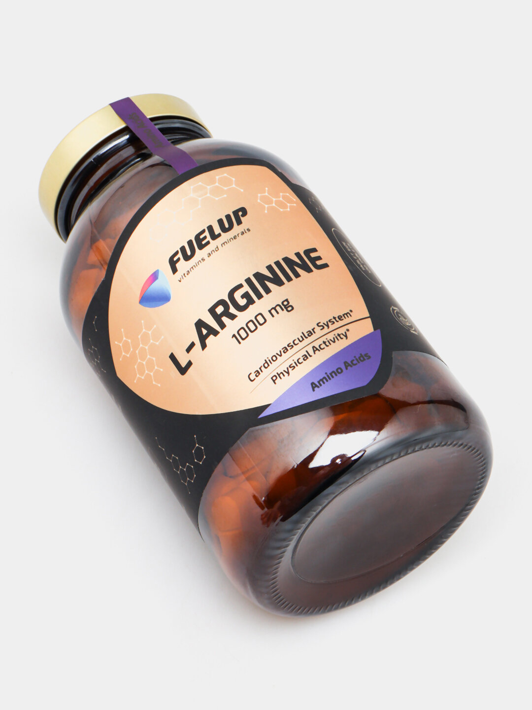 Л Аргинин (Аргинин) Arginin 1000 mg, 120 табс FUELUP аргинин — фото 1