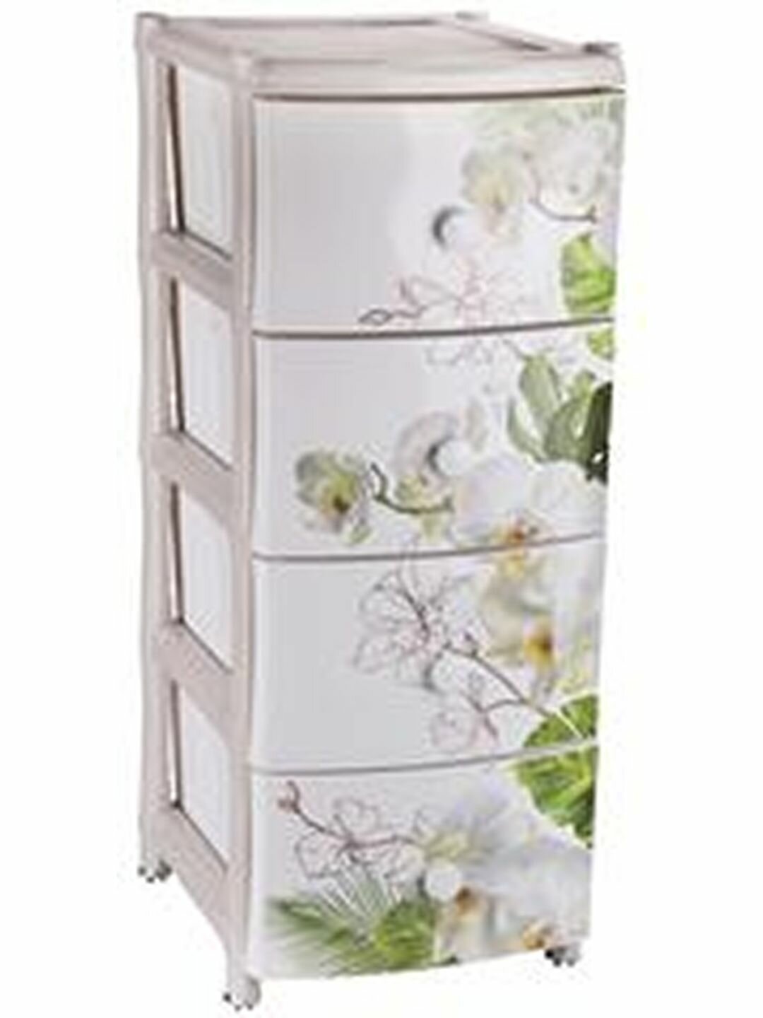 Комод Орхидея 4-х секц. пласт