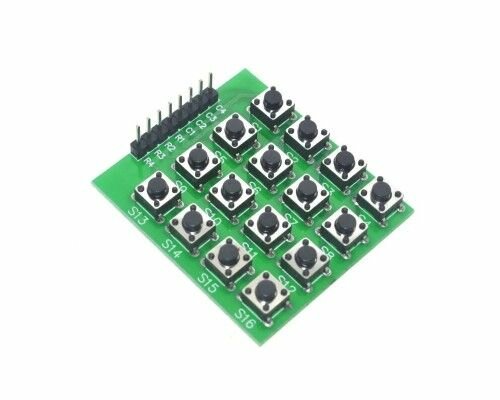 Модуль кнопочной клавиатуры 16 кнопок Arduino