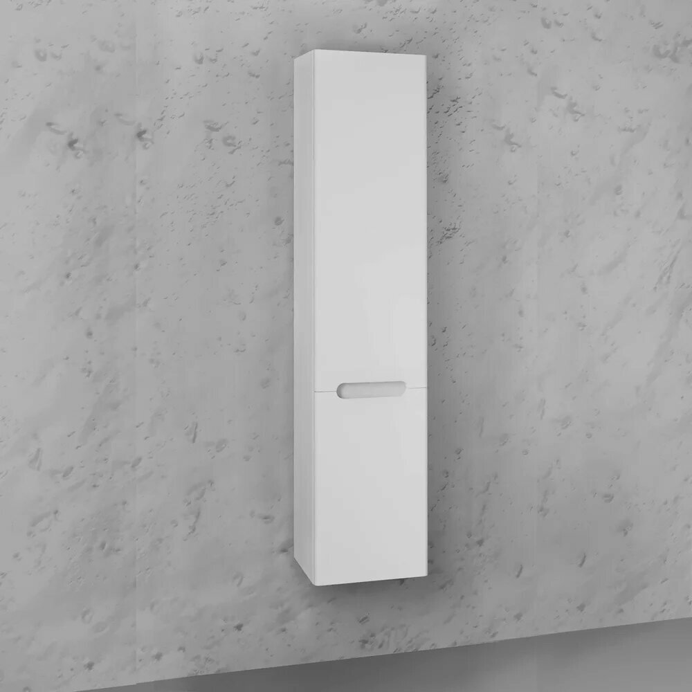 Шкаф-пенал для ванной Laparet Accord 30 см белый подвесной