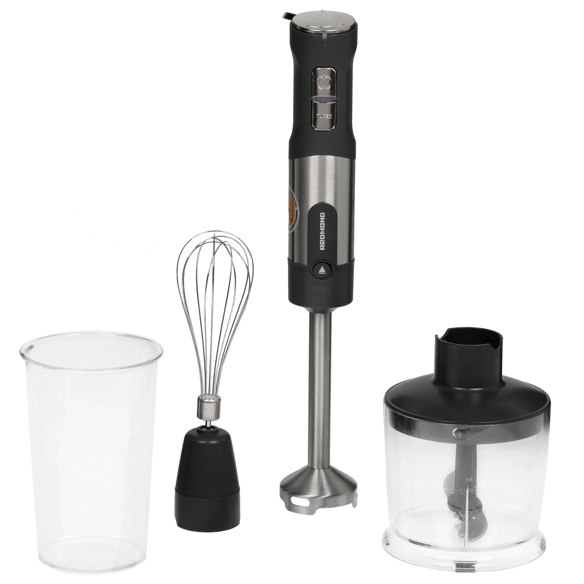 Блендер погружной REDMOND RHB-2902 черный мощность 1500 Вт турборежим