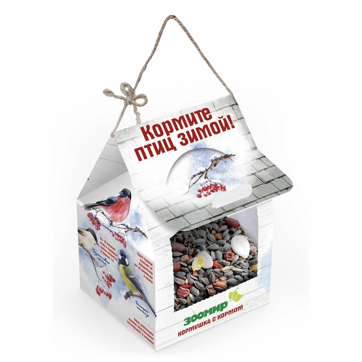 Корм зоомир 300 гр для уличных птиц защита суставов зерновой Россия