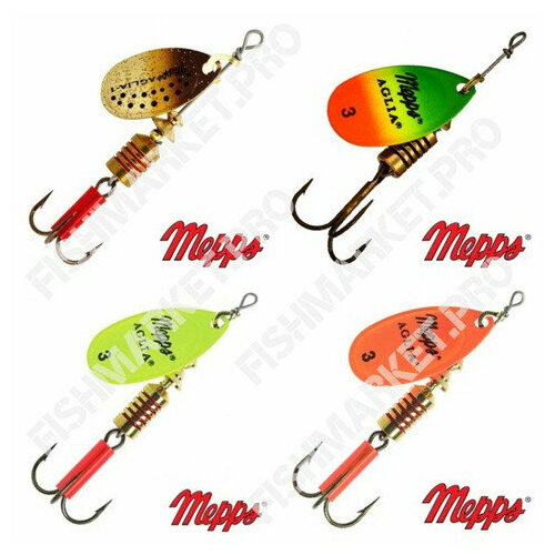 Блесна Mepps Aglia Fluo (af-3-o 6,5гр/Orange)