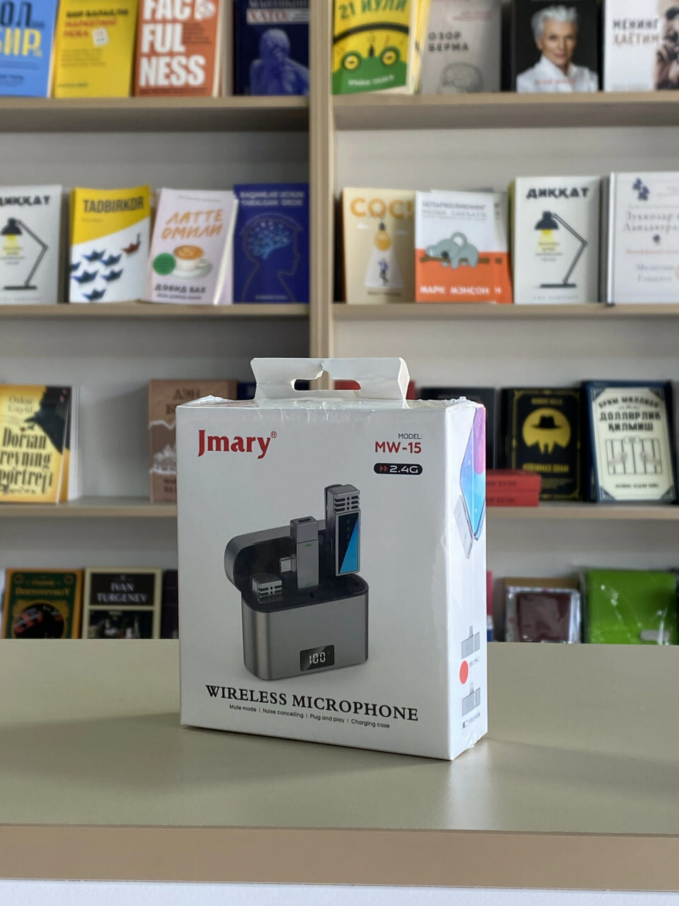 Беспроводной микрофон JMary MW-15, Type-C, петличный, для записи звука с мобильных