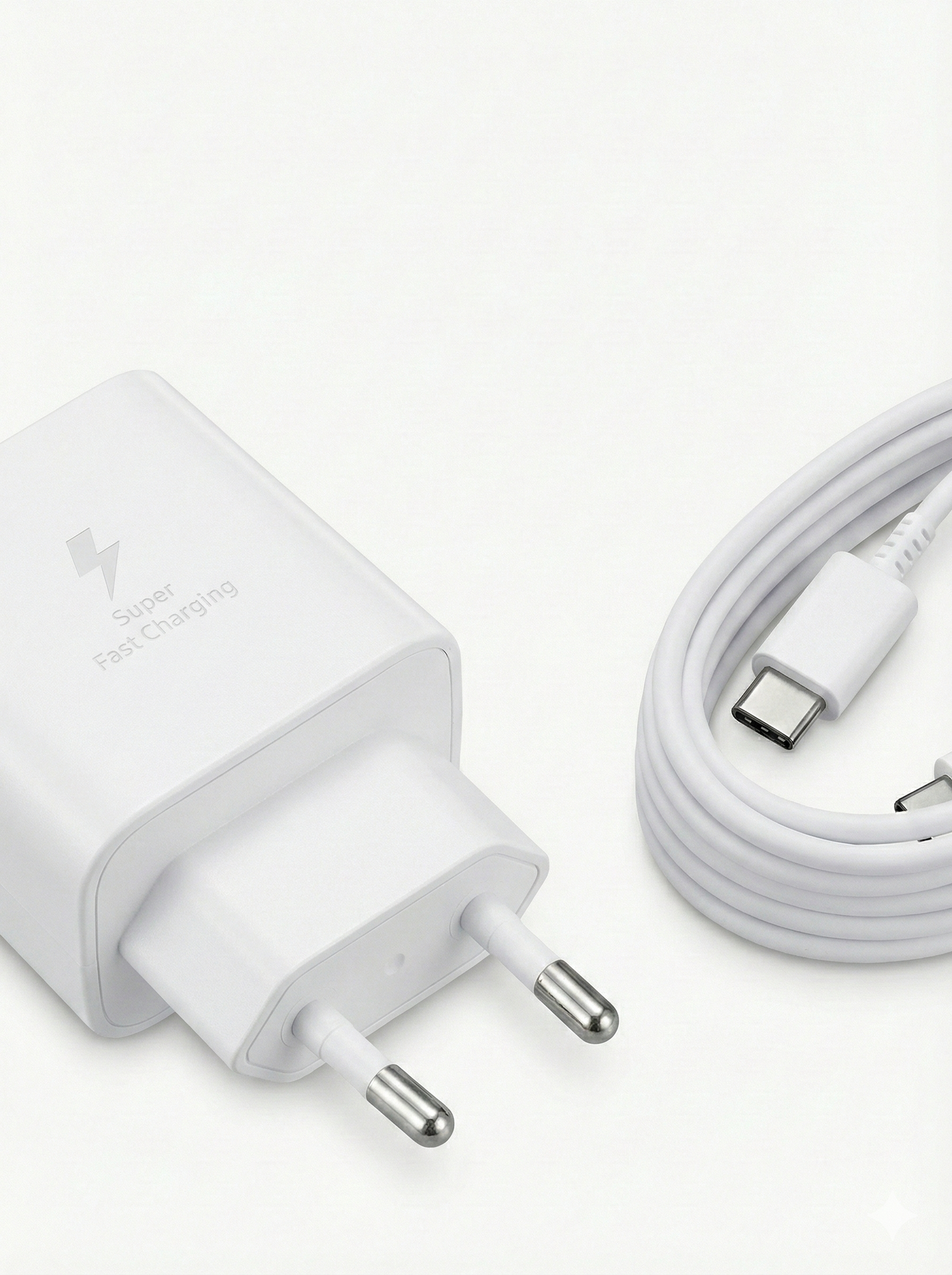 Зарядное устройство Samsung 45 Вт, 25 Вт, кабель Type-C, быстрое зарядное устройство — фото 1