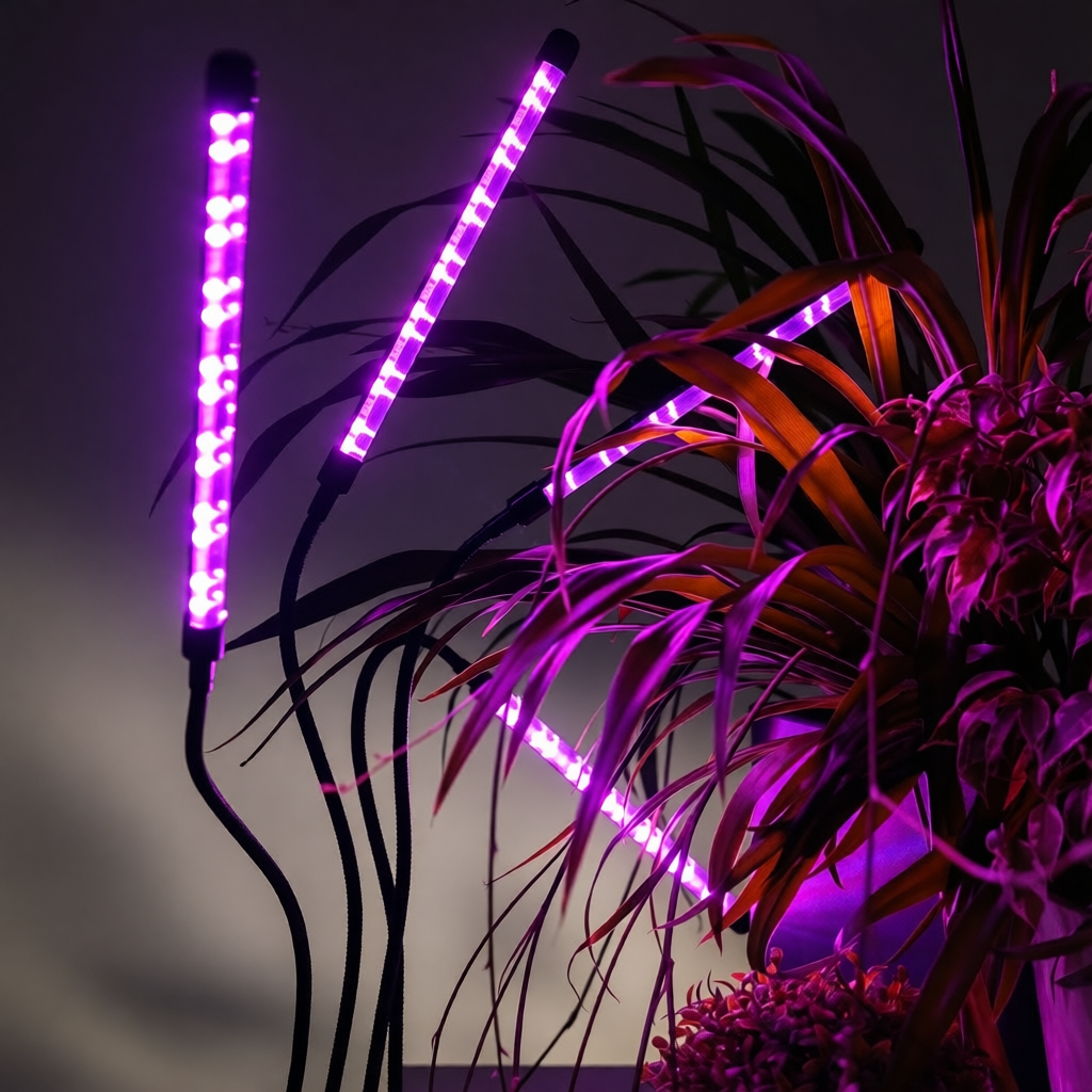 Светильник для рассады, растений на прищепке, полного спектра, 40 Вт (4x10 Вт), купить для рассады и цветов (фитолампа) — фото 1