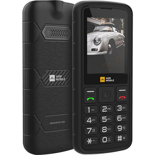 Телефон AGM M9 4G, Dual nano SIM, черный