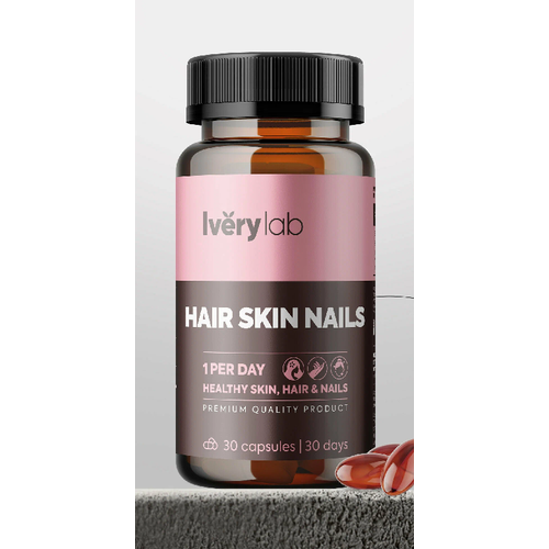 Витаминный комплекс HAIR SKIN NAILS Iverylab для волос, кожи и ногтей