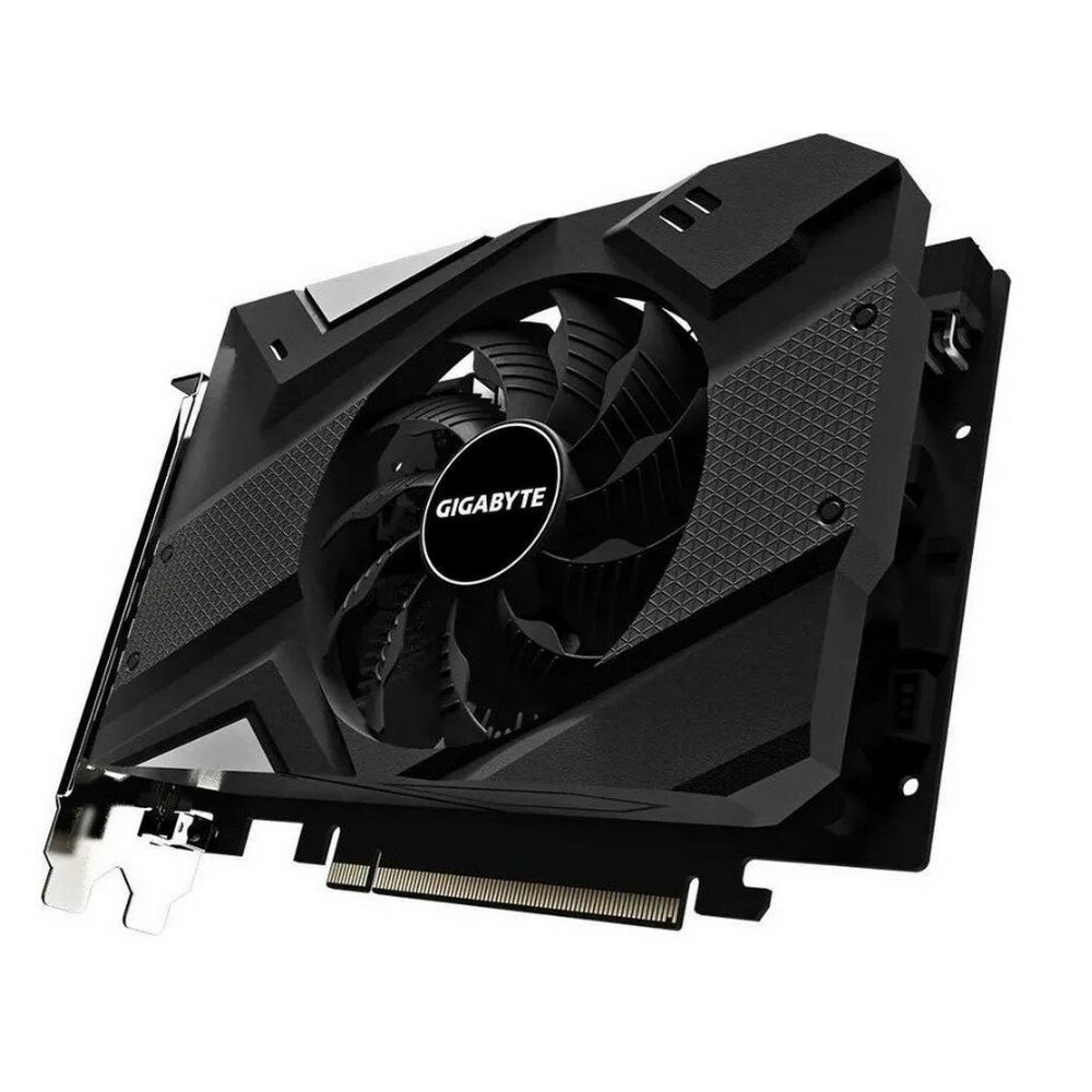 Видеокарта Gigabyte PCI-E nVidia GeForce GTX 1650 4G D6 OC (4Gb/GDDR6/128bit/HDMI, DVI, DP) RTL (GV-N1656OC-4GD 4.0) — фото 1