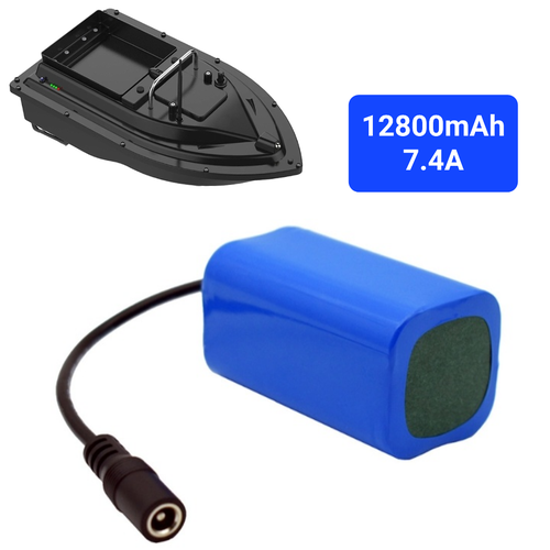 фото Аккумулятор для прикормочного кораблика 12800mah (подходит для китайских кораблей) без бренда
