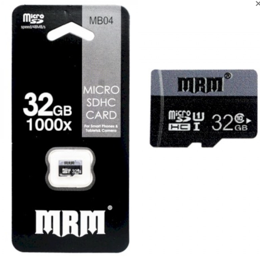 Карта памяти 32GB MRM microSDHC High-Capacity 48 Mb/s (Class 10) UHS-1 U1