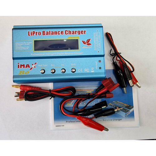 Универсальное зарядное устройство iMAX B6 AC Dual Power 50W skyrc imax b6ac v2 6a 50w ac dc lipo nimh pb balance charger discharger with adapter lcd display for rc car drone helicopter