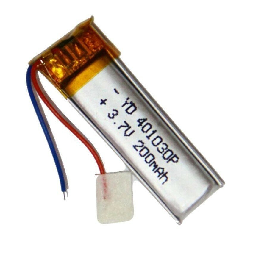 Аккумулятор универсальный 401030p 3,7v Li-Pol 200 mAh (4*10*30 mm)