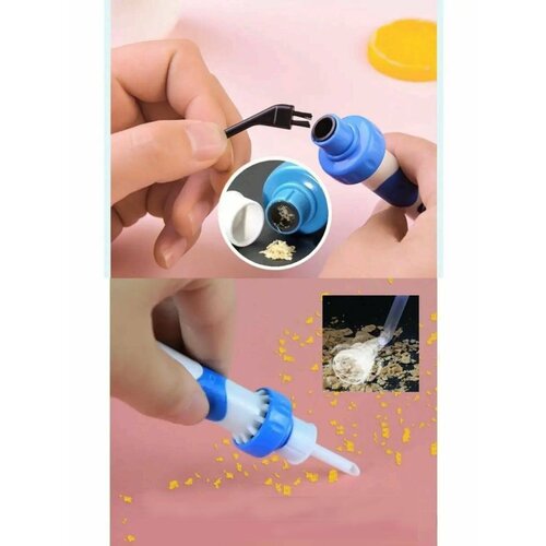 Ухочистка Электрический прибор для чистки ушей вакуумный многоразовый Ушная палочка силиконовая Ухочистка моющаяся Насадка мягкая спиралевидная для взрослых и детей 2шт 613₽