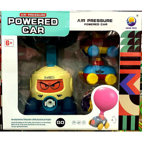 Машинки на воздушном шаре Power Balloon Car, для надувания шариков игровой набор для детей пусковая установка dino с одной