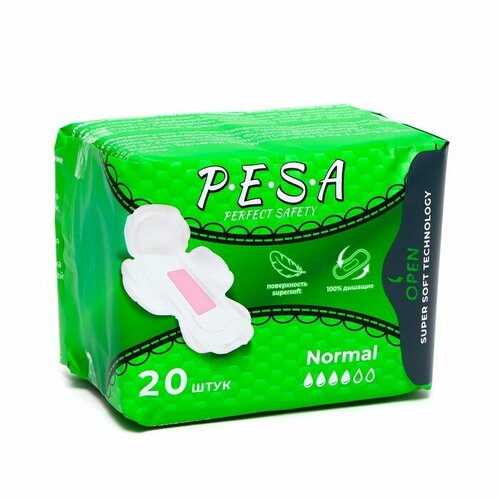 naty гигиенические прокладки normal 14 прокладок PESA Прокладки гигиенические PESA Normal, 20 шт.