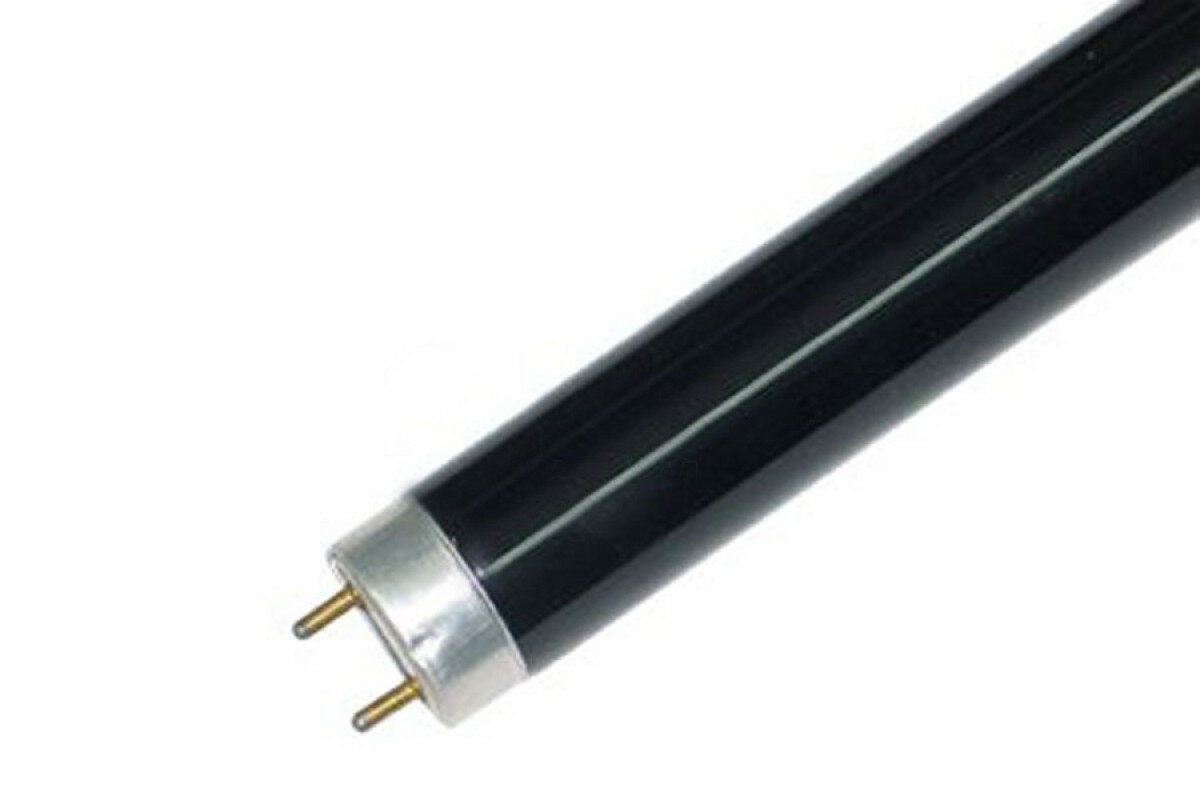 фото Люминесцентная линейная лампа FOTON 18W/T8 G13 590mm BLB Triphosphor Черная, Ультрафиолет