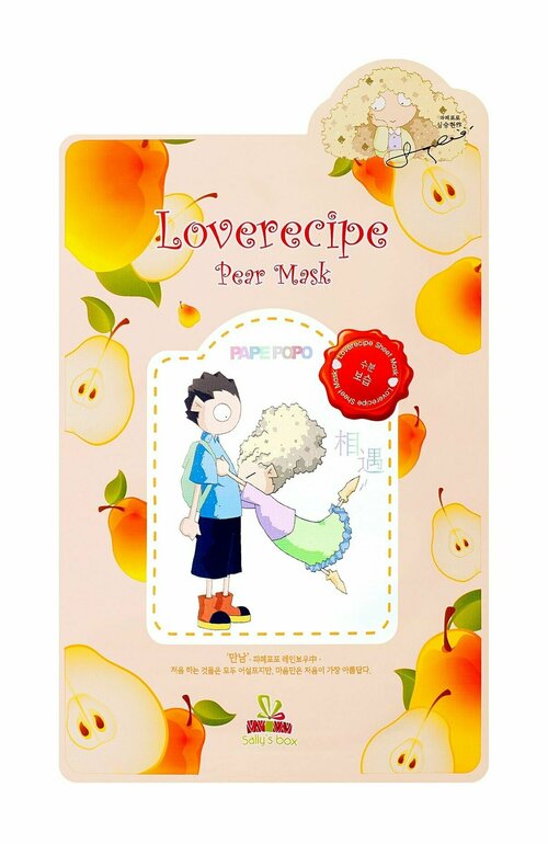 Тканевая маска для лица с грушей Sally s Box Loverecipe Pear Mask