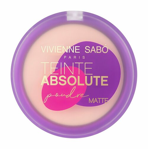 Компактная матирующая пудра 1 01/розово бежевый Vivienne Sabo Mattifying Pressed Powder Teinte Absolute Matte