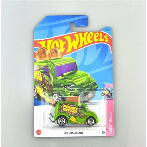 Hot Wheels Машинка базовой коллекции ROLLER TOASTER зеленая 5785/KHJ93 bont quad skate wheels street flow wheels 89a quad wheels roller skater wheels 8pcs