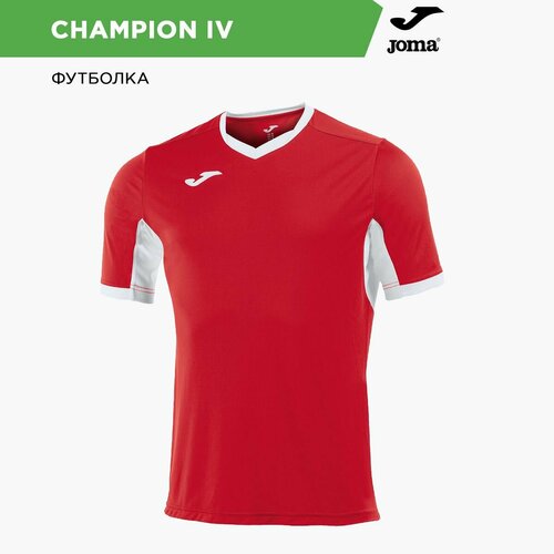 Футболка joma, размер 08л-10л-4XS-3XS, красный