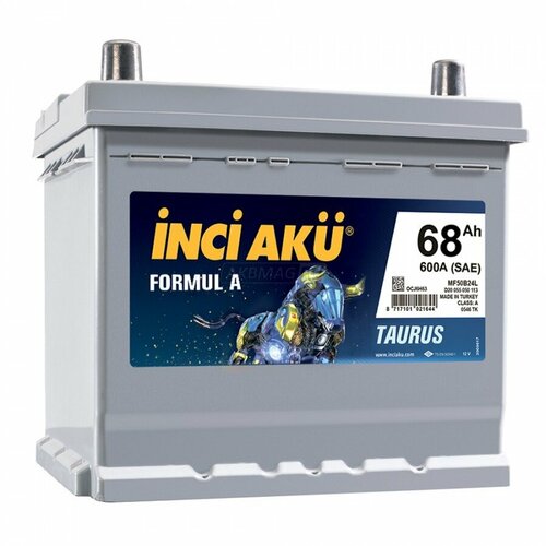 Автомобильный аккумулятор Inci Aku Formul A 68 Ач обратная полярность D23L