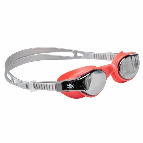 фото Mad wave очки для плавания ray mirror (коралловый)